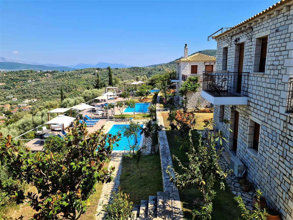 Villas Panorama Apolpaina Lefkas Bagian luar foto