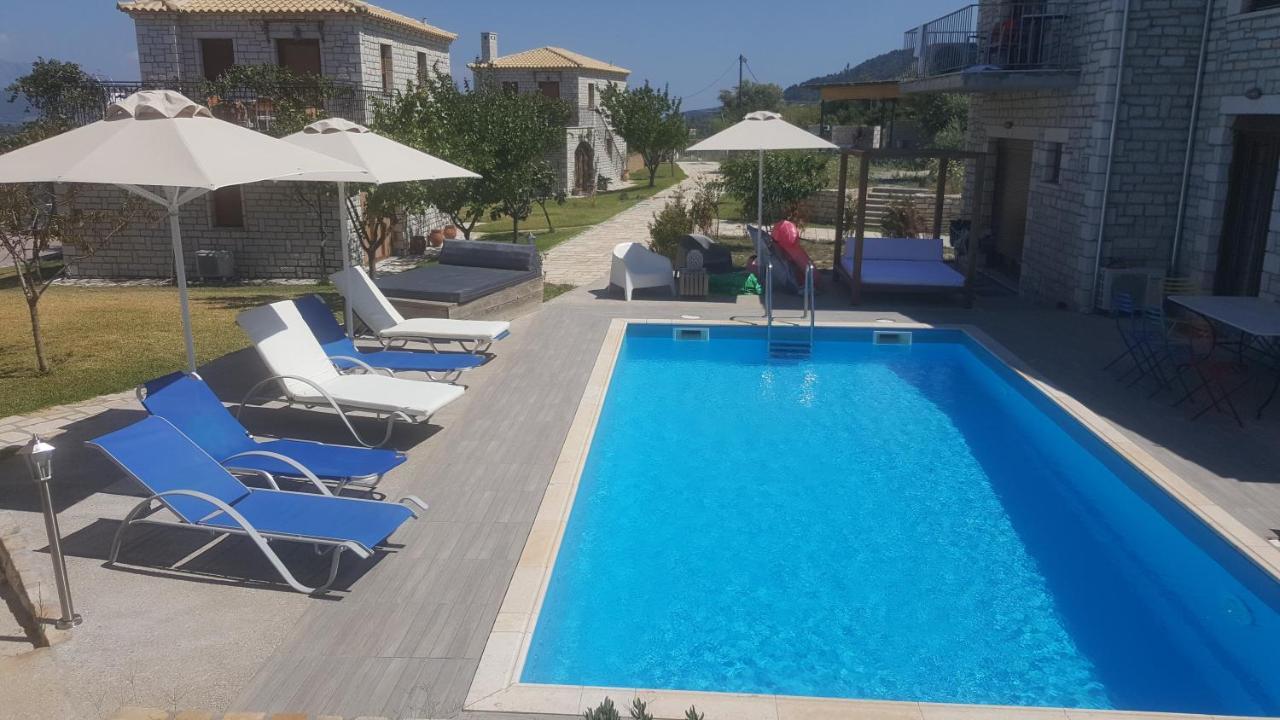 Villas Panorama Apolpaina Lefkas Bagian luar foto