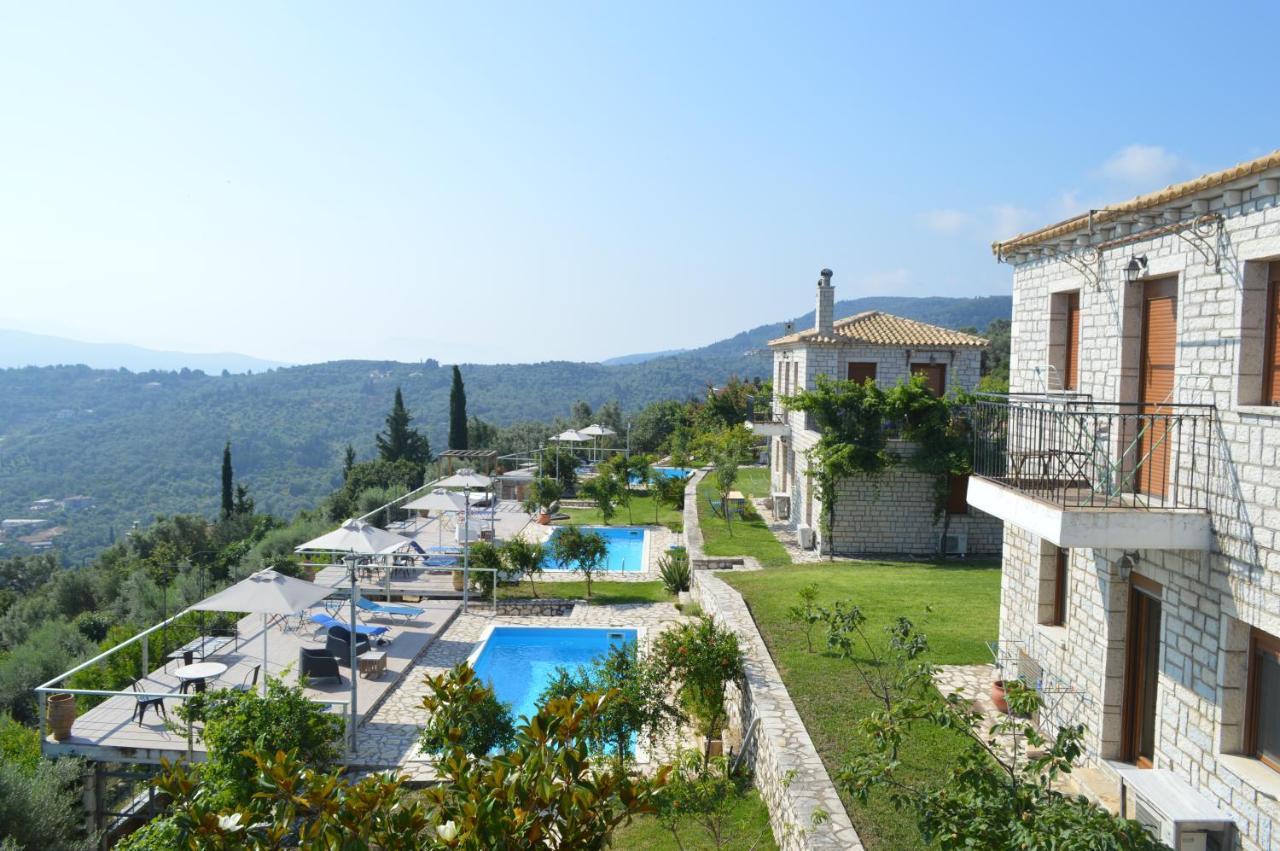 Villas Panorama Apolpaina Lefkas Bagian luar foto