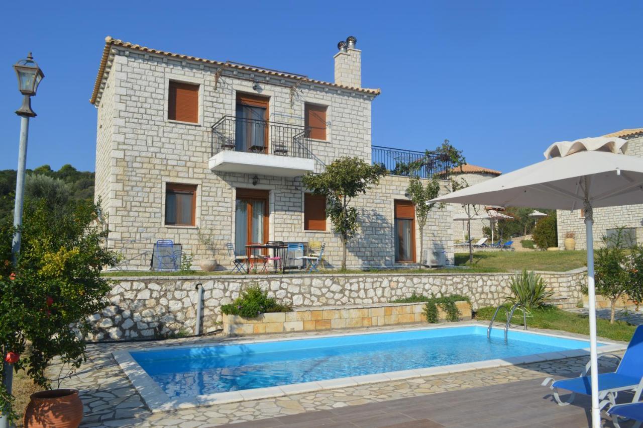 Villas Panorama Apolpaina Lefkas Bagian luar foto
