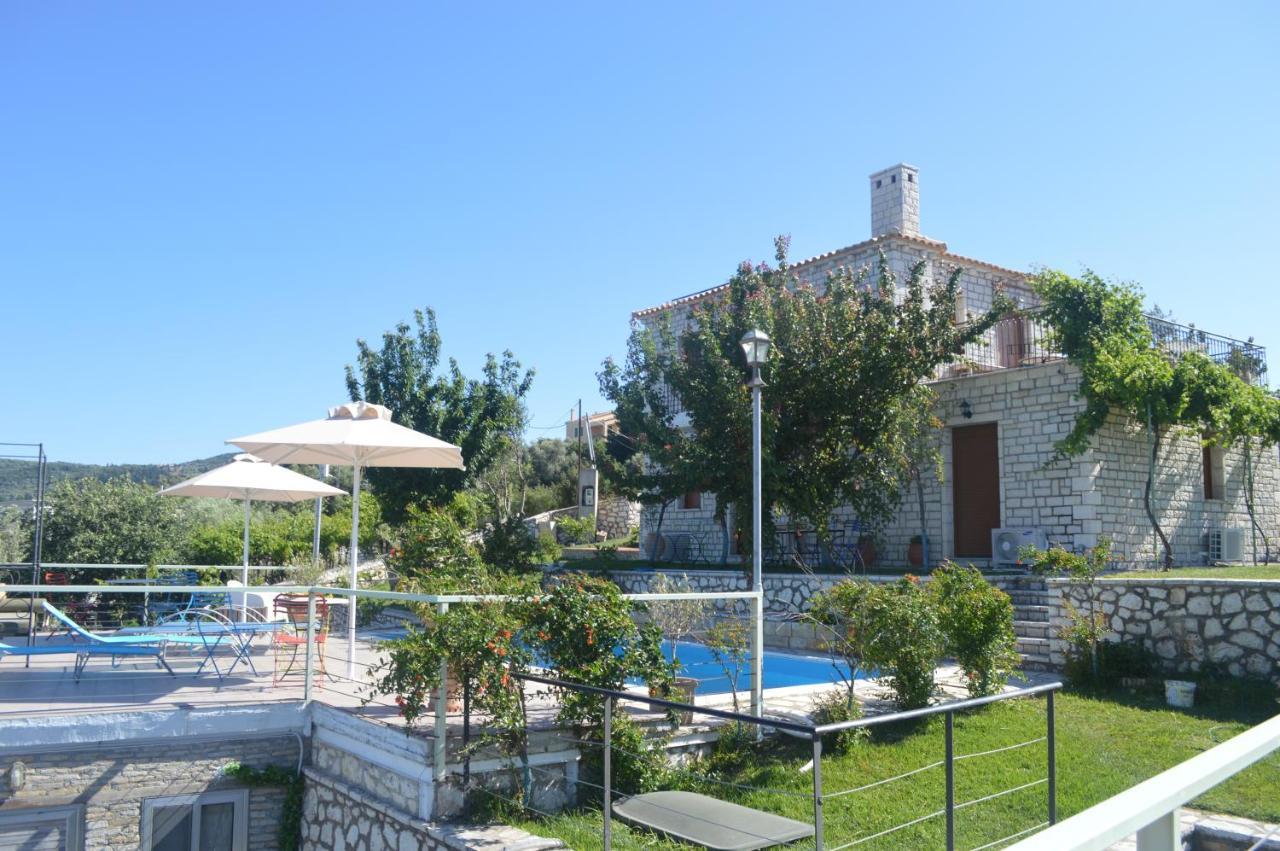 Villas Panorama Apolpaina Lefkas Bagian luar foto